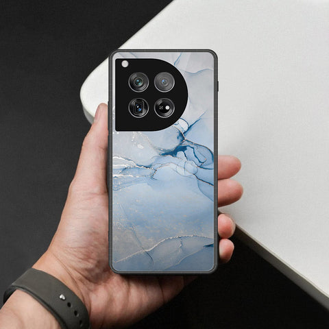 OnePlus 12 Cover - Mystic Marble Series - HQ Ultra Shine Premium Infinity Glass Soft Silicon Borders Case