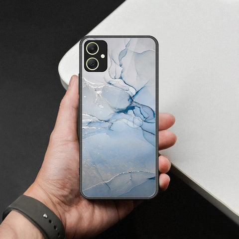 Samsung Galaxy A05 Cover - Mystic Marble Series - HQ Ultra Shine Premium Infinity Glass Soft Silicon Borders Case