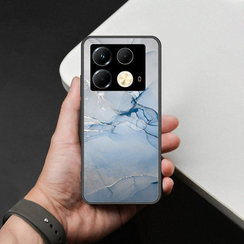 Infinix Note 40 Pro Plus Cover - Mystic Marble Series - HQ Ultra Shine Premium Infinity Glass Soft Silicon Borders Case