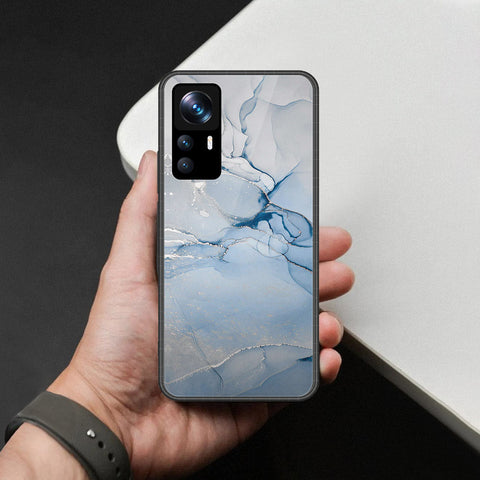 Xiaomi 12 Cover - Mystic Marble Series - HQ Ultra Shine Premium Infinity Glass Soft Silicon Borders Case
