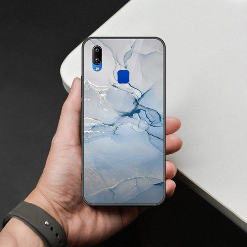 Vivo Y91i Cover - Mystic Marble Series - HQ Ultra Shine Premium Infinity Glass Soft Silicon Borders Case