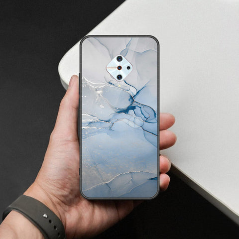 Vivo Y9s Cover - Mystic Marble Series - HQ Ultra Shine Premium Infinity Glass Soft Silicon Borders Case