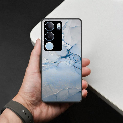 Vivo V29 Cover - Mystic Marble Series - HQ Ultra Shine Premium Infinity Glass Soft Silicon Borders Case