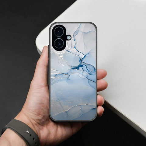 iPhone 18 - Mystic Marble Series - HQ Ultra Shine Premium Infinity Glass Soft Silicon Borders Case