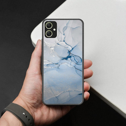 Samsung Galaxy A06 Cover - Mystic Marble Series - HQ Ultra Shine Premium Infinity Glass Soft Silicon Borders Case