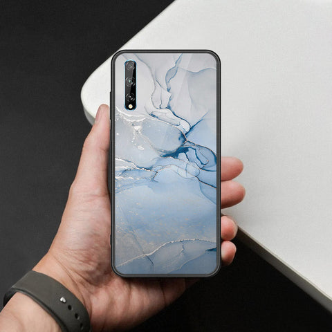 Huawei P Smart 2020 Cover - Mystic Marble Series - HQ Ultra Shine Premium Infinity Glass Soft Silicon Borders Case