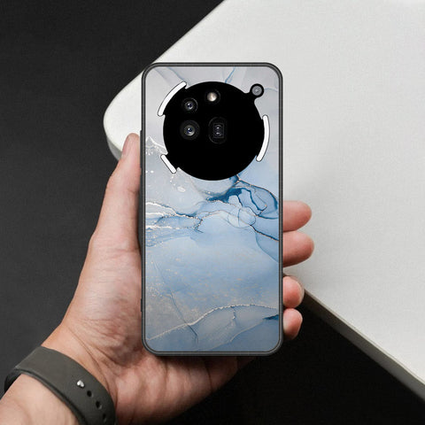 Nothing Phone 3a Pro Cover - Mystic Marble Series - HQ Ultra Shine Premium Infinity Glass Soft Silicon Borders Case