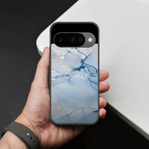 Google Pixel 10 Cover - Mystic Marble Series - HQ Ultra Shine Premium Infinity Glass Soft Silicon Borders Case
