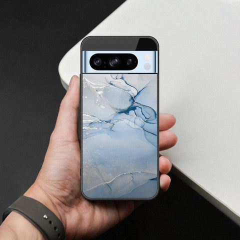 Google Pixel 8 Pro Cover - Mystic Marble Series - HQ Ultra Shine Premium Infinity Glass Soft Silicon Borders Case