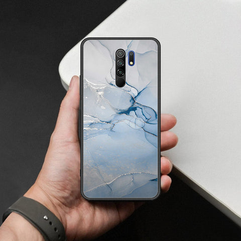 Xiaomi Redmi 9 Cover - Mystic Marble Series - HQ Ultra Shine Premium Infinity Glass Soft Silicon Borders Case