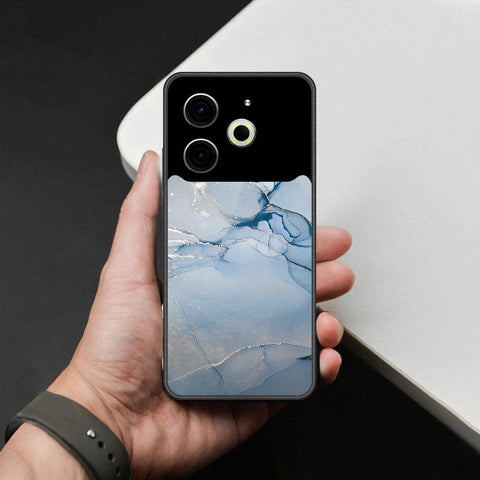 Tecno Pova 6 Pro Cover - Mystic Marble Series - HQ Ultra Shine Premium Infinity Glass Soft Silicon Borders Case