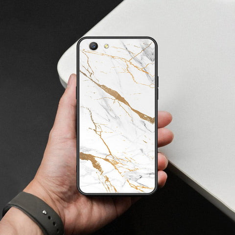 Oppo F1S Cover - Mystic Marble Series - HQ Ultra Shine Premium Infinity Glass Soft Silicon Borders Case