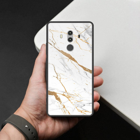 Huawei Mate 10 Pro Cover - Mystic Marble Series - HQ Ultra Shine Premium Infinity Glass Soft Silicon Borders Case