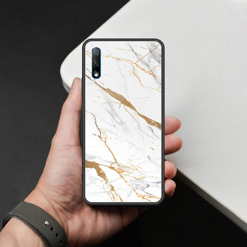 Honor 9X Cover - Mystic Marble Series - HQ Ultra Shine Premium Infinity Glass Soft Silicon Borders Case