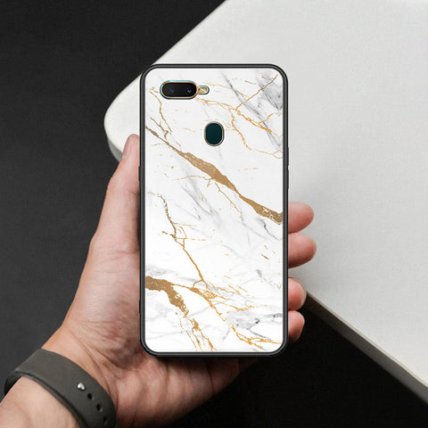Oppo A11k Cover - Mystic Marble Series - HQ Ultra Shine Premium Infinity Glass Soft Silicon Borders Case