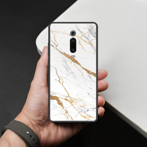 Xiaomi Mi 9T Pro Cover - Mystic Marble Series - HQ Ultra Shine Premium Infinity Glass Soft Silicon Borders Case