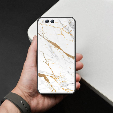 Xiaomi Mi 6 Cover - Mystic Marble Series - HQ Ultra Shine Premium Infinity Glass Soft Silicon Borders Case