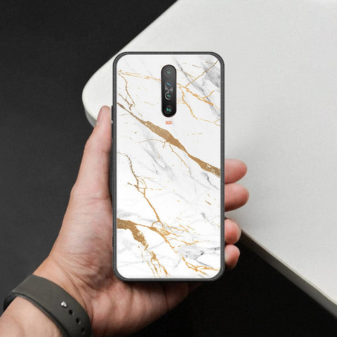 Xiaomi Redmi K30 Cover - Mystic Marble Series - HQ Ultra Shine Premium Infinity Glass Soft Silicon Borders Case