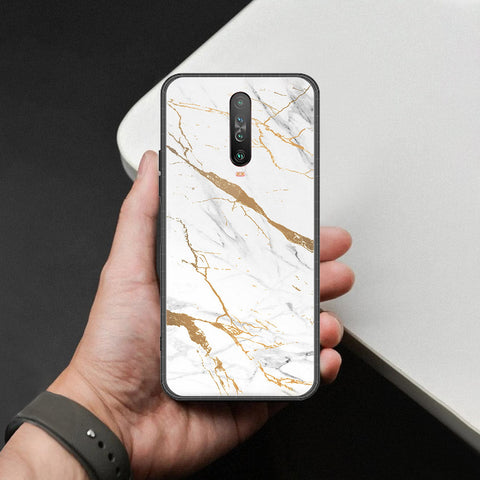 Xiaomi Poco X2 Cover - Mystic Marble Series - HQ Ultra Shine Premium Infinity Glass Soft Silicon Borders Case