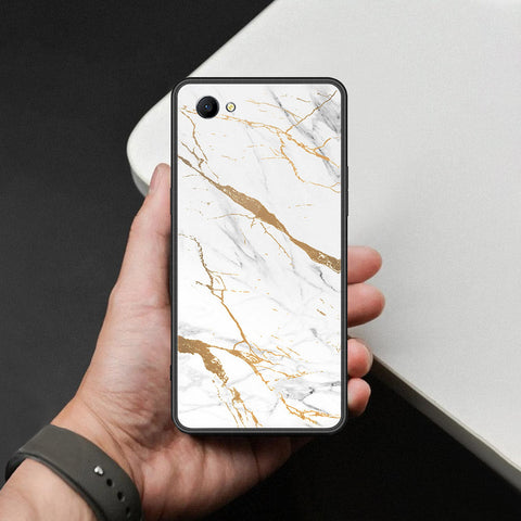 Oppo A3 Cover - Mystic Marble Series - HQ Ultra Shine Premium Infinity Glass Soft Silicon Borders Case
