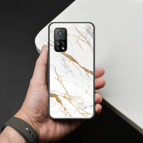 Xiaomi Mi 10T Cover - Mystic Marble Series - HQ Ultra Shine Premium Infinity Glass Soft Silicon Borders Case