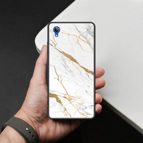 Vivo Y1s Cover - Mystic Marble Series - HQ Ultra Shine Premium Infinity Glass Soft Silicon Borders Case