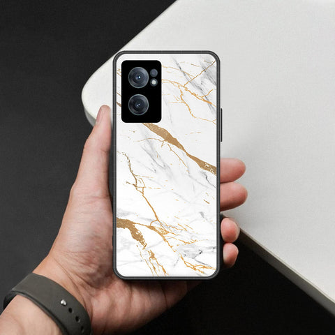 OnePlus Nord CE 2 5G Cover - Mystic Marble Series - HQ Ultra Shine Premium Infinity Glass Soft Silicon Borders Case