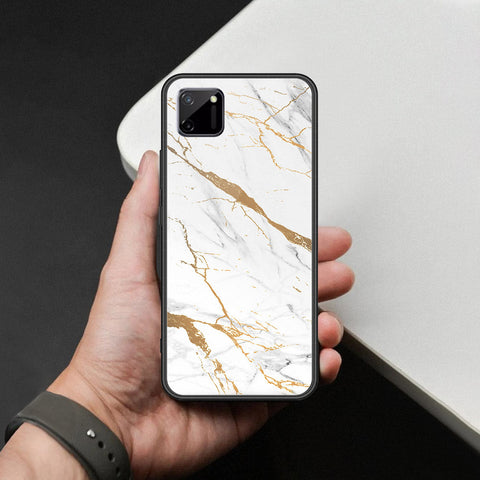 Realme C11 Cover - Mystic Marble Series - HQ Ultra Shine Premium Infinity Glass Soft Silicon Borders Case