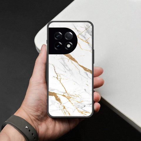 OnePlus 11 Cover - Mystic Marble Series - HQ Ultra Shine Premium Infinity Glass Soft Silicon Borders Case