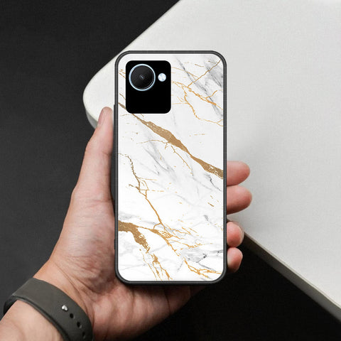 Realme C30s Cover - Mystic Marble Series - HQ Ultra Shine Premium Infinity Glass Soft Silicon Borders Case