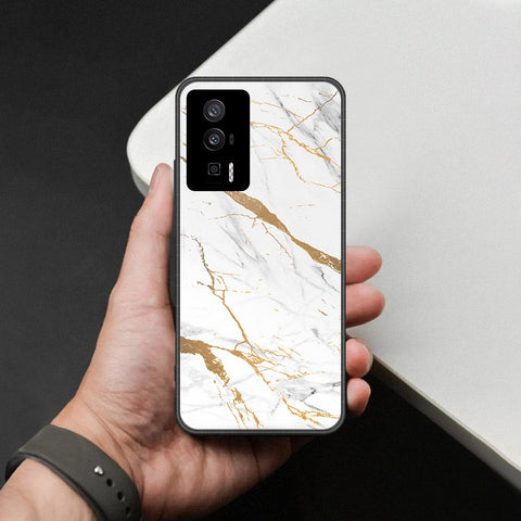 Xiaomi Redmi K60 Cover - Mystic Marble Series - HQ Ultra Shine Premium Infinity Glass Soft Silicon Borders Case