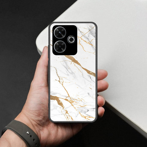 Xiaomi Poco M6 4G Cover - Mystic Marble Series - HQ Ultra Shine Premium Infinity Glass Soft Silicon Borders Case