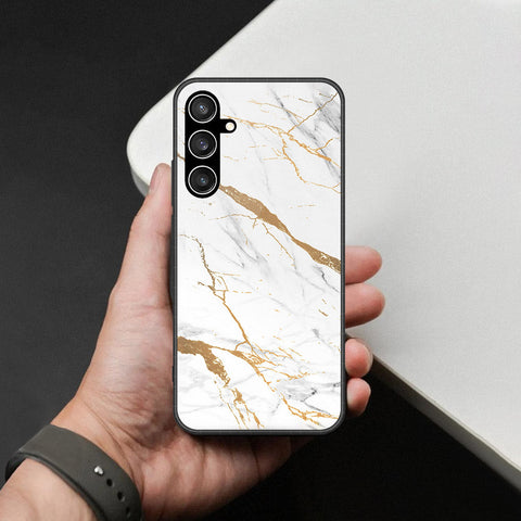 Samsung Galaxy S23 FE Cover - Mystic Marble Series - HQ Ultra Shine Premium Infinity Glass Soft Silicon Borders Case