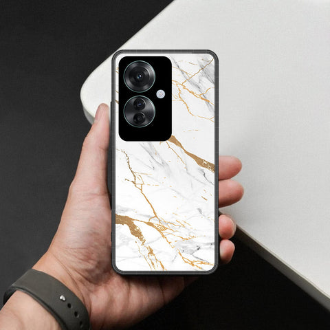 Oppo Reno 11F 5G Cover - Mystic Marble Series - HQ Ultra Shine Premium Infinity Glass Soft Silicon Borders Case