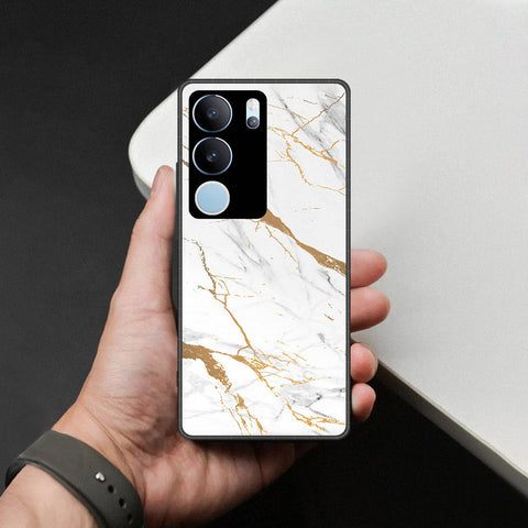 Vivo V29 Pro Cover - Mystic Marble Series - HQ Ultra Shine Premium Infinity Glass Soft Silicon Borders Case