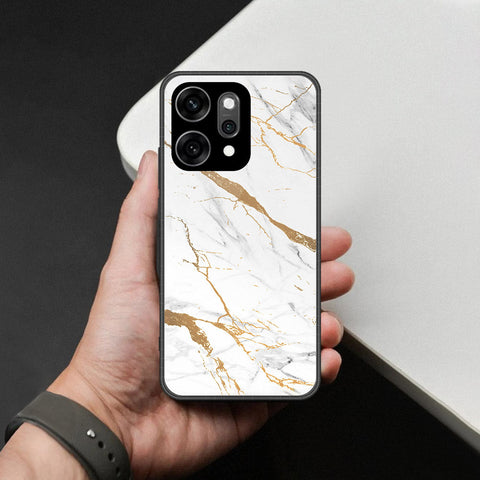 Oppo Reno 14 Pro Cover - Mystic Marble Series - HQ Ultra Shine Premium Infinity Glass Soft Silicon Borders Case