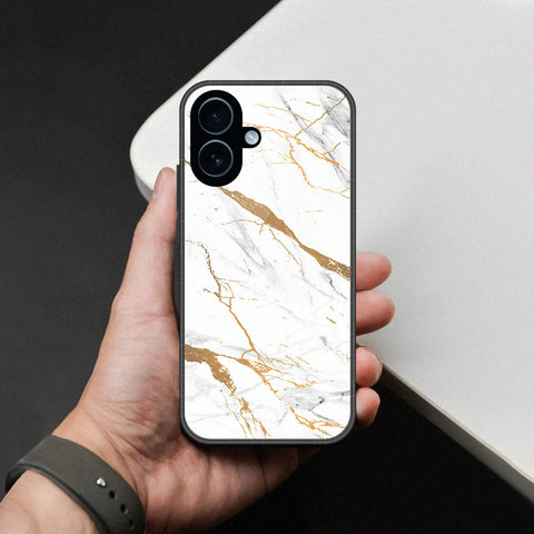 iPhone 18 - Mystic Marble Series - HQ Ultra Shine Premium Infinity Glass Soft Silicon Borders Case