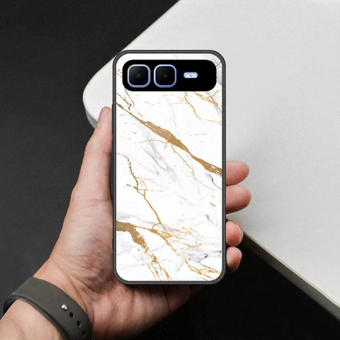 Infinix Smart 10 Plus Cover - Mystic Marble Series - HQ Ultra Shine Premium Infinity Glass Soft Silicon Borders Case