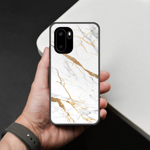 OnePlus Ace 6 Cover - Mystic Marble Series - HQ Ultra Shine Premium Infinity Glass Soft Silicon Borders Case