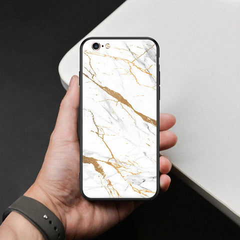 iPhone 6s Plus / 6 Plus Cover - Mystic Marble Series - HQ Ultra Shine Premium Infinity Glass Soft Silicon Borders Case