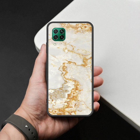 Huawei Nova 6 SE Cover - Mystic Marble Series - HQ Ultra Shine Premium Infinity Glass Soft Silicon Borders Case