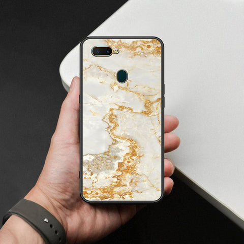 Oppo A11k Cover - Mystic Marble Series - HQ Ultra Shine Premium Infinity Glass Soft Silicon Borders Case