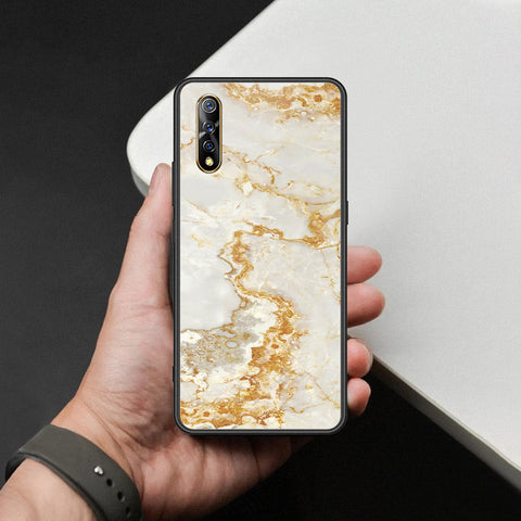 Vivo Y7s Cover - Mystic Marble Series - HQ Ultra Shine Premium Infinity Glass Soft Silicon Borders Case