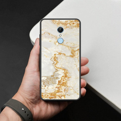 Xiaomi Redmi 5 Cover - Mystic Marble Series - HQ Ultra Shine Premium Infinity Glass Soft Silicon Borders Case