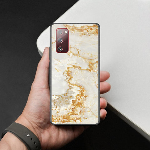 Samsung Galaxy S20 FE Cover - Mystic Marble Series - HQ Ultra Shine Premium Infinity Glass Soft Silicon Borders Case