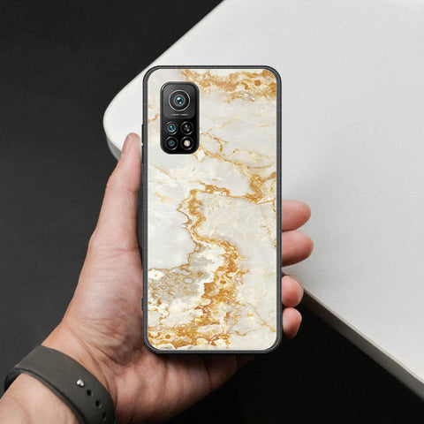 Xiaomi Mi 10T Cover - Mystic Marble Series - HQ Ultra Shine Premium Infinity Glass Soft Silicon Borders Case