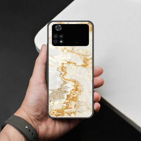 Xiaomi Poco M4 Pro Cover - Mystic Marble Series - HQ Ultra Shine Premium Infinity Glass Soft Silicon Borders Case