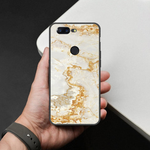 OnePlus 5T Cover - Mystic Marble Series - HQ Ultra Shine Premium Infinity Glass Soft Silicon Borders Case