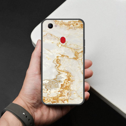 Oppo F7 Cover - Mystic Marble Series - HQ Ultra Shine Premium Infinity Glass Soft Silicon Borders Case