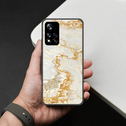 Xiaomi Poco X4 NFC Cover - Mystic Marble Series - HQ Ultra Shine Premium Infinity Glass Soft Silicon Borders Case